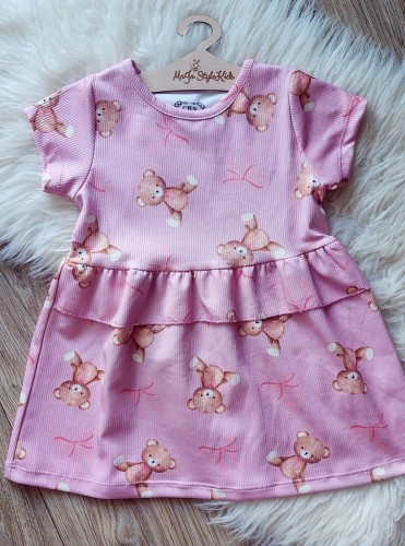 sukienka w misie 92-98, 98-104, 110-116, cena 25.jpg